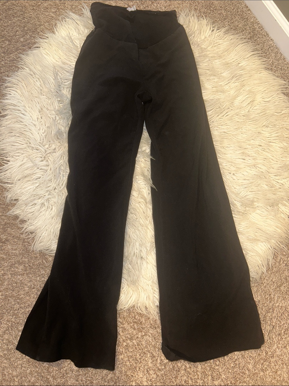 Oh Baby by Motherhood Black Maternity Flare Pants